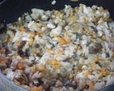 具が沢山～四色野菜入りの肉そぼろ作り方4写真