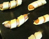 冷凍パイシートで簡単！ウインナーパイ作り方2写真