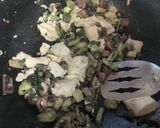 ゴーヤとブロッコリーの茎のチャンプルー作り方5写真