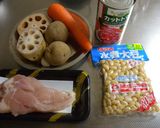 ぜんぜんたいへんじゃない大豆のトマト煮作り方1写真