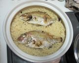 男が作る・・土鍋で焼き鯛めし作り方6写真