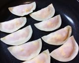 ささみとコーンの焼き餃子作り方5写真