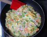 チーズも入った野菜たくさんオムレツ作り方4写真