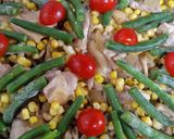 色々きのこと鶏肉の彩りパエリア作り方7写真