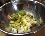 アボカドと豆腐のフライ♪トマトサラダ添え作り方4写真