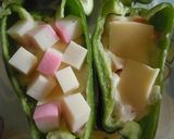 クリーミー♪ピーマンのかまぼこ詰め作り方10写真