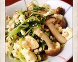 【絹ごし豆腐】水菜の炒め物作り方6写真