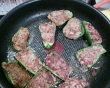 ピーマンの肉詰めチーズのせ☆作り方5写真