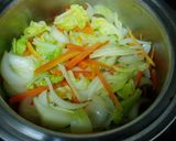 ヘルシー春野菜のあっさり蒸し煮作り方4写真