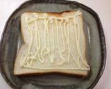 簡単★チーズオムレツ風トースト作り方1写真