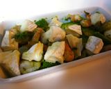 えびアボカドのカレークリームグラタン。作り方3写真