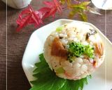 ブロッコリー×　梅・塩昆布の混ぜご飯作り方9写真