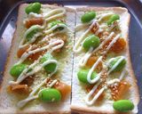 蜂蜜梅×枝豆のわさび風味トースト作り方4写真