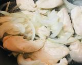 あまったカレーで●チキンカレーうどん作り方1写真