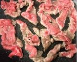 プチトマトと牛肉の洋風すき焼き風 牛丼♬作り方2写真
