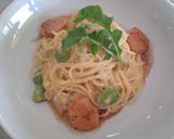 そら豆と帆立のパスタ♪作り方6写真