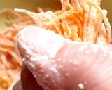海老とニンジンのてんぷら。作り方4写真