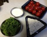 ミニトマトのブルーチーズオーブン焼作り方1写真
