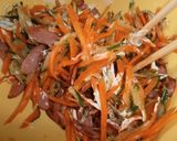 人参きゅうり魚肉ソーセージサラダ作り方3写真