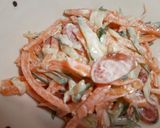 人参きゅうり魚肉ソーセージサラダ作り方4写真