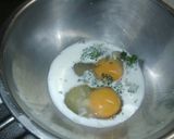 イタリアンソースをかけたオムレツ作り方7写真