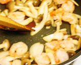 海老の和風クリームパスタ作り方2写真