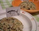 レンジで簡単♡ごま香るヘルシ〜炒飯作り方4写真
