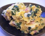 楽チン～ベーコンと青葱の卵焼き風作り方5写真