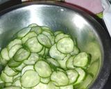 キュウリの甘酢サラダ作り方1写真