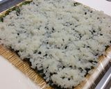 から巻き☆唐揚げ酢飯のり巻き｡ஐஃ作り方2写真