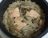 超手抜き!!鮭とまいたけの炊き込み御飯作り方10写真