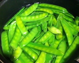 ☆さやえんどうと油揚げの簡単煮☆作り方2写真