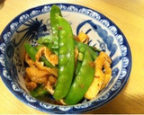 ☆さやえんどうと油揚げの簡単煮☆作り方6写真