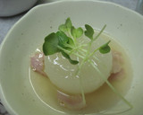 丸ごと新玉ねぎ☆とろみスープがけ作り方5写真