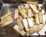 甘辛ゴボウと大葉を巻いた豚バラ串♪作り方1写真