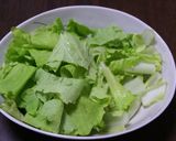 ♥べか菜とホタテのクリーム煮♥作り方1写真