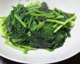♥からし菜と鶏ささみの中華ごまあえ♥作り方2写真