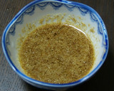 ♥からし菜と鶏ささみの中華ごまあえ♥作り方3写真