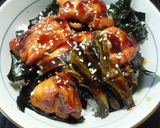オイスターソースで鳥の照り焼き丼作り方7写真