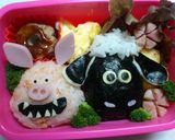 キャラ弁☆ひつじのショーン♪フレンド作り方4写真