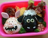 キャラ弁☆ひつじのショーンのぶたさん作り方4写真