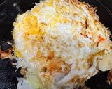 納豆入りのお好み焼き風作り方3写真