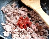ひき肉と新じゃが*梅みそ肉じゃが。作り方2写真