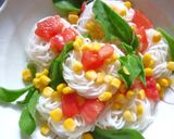 アイスプラントとトマトのぶっかけ素麺作り方4写真