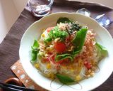 アイスプラントとトマトのぶっかけ素麺作り方8写真