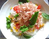 アイスプラントとトマトのぶっかけ素麺作り方5写真