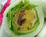 ＢＬＴ？！のロールサンド。 Ｔは卵です作り方14写真
