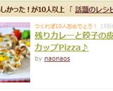 残りカレーと餃子の皮でカップPizza♪作り方5写真