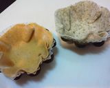 餃子の皮カップで　ごぼうじゃこチーズ焼き作り方3写真