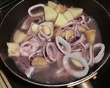 イカとお野菜のクリーム煮★作り方8写真